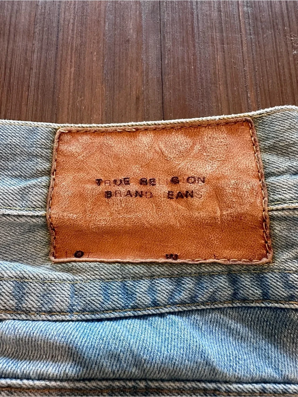 True Religion Vintage Flare Bootcut Jeans Light Wash Made in USA